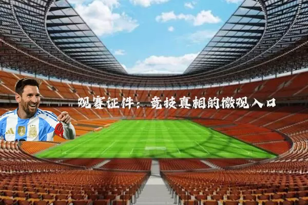 观赛证件:竞技真相的微观入口